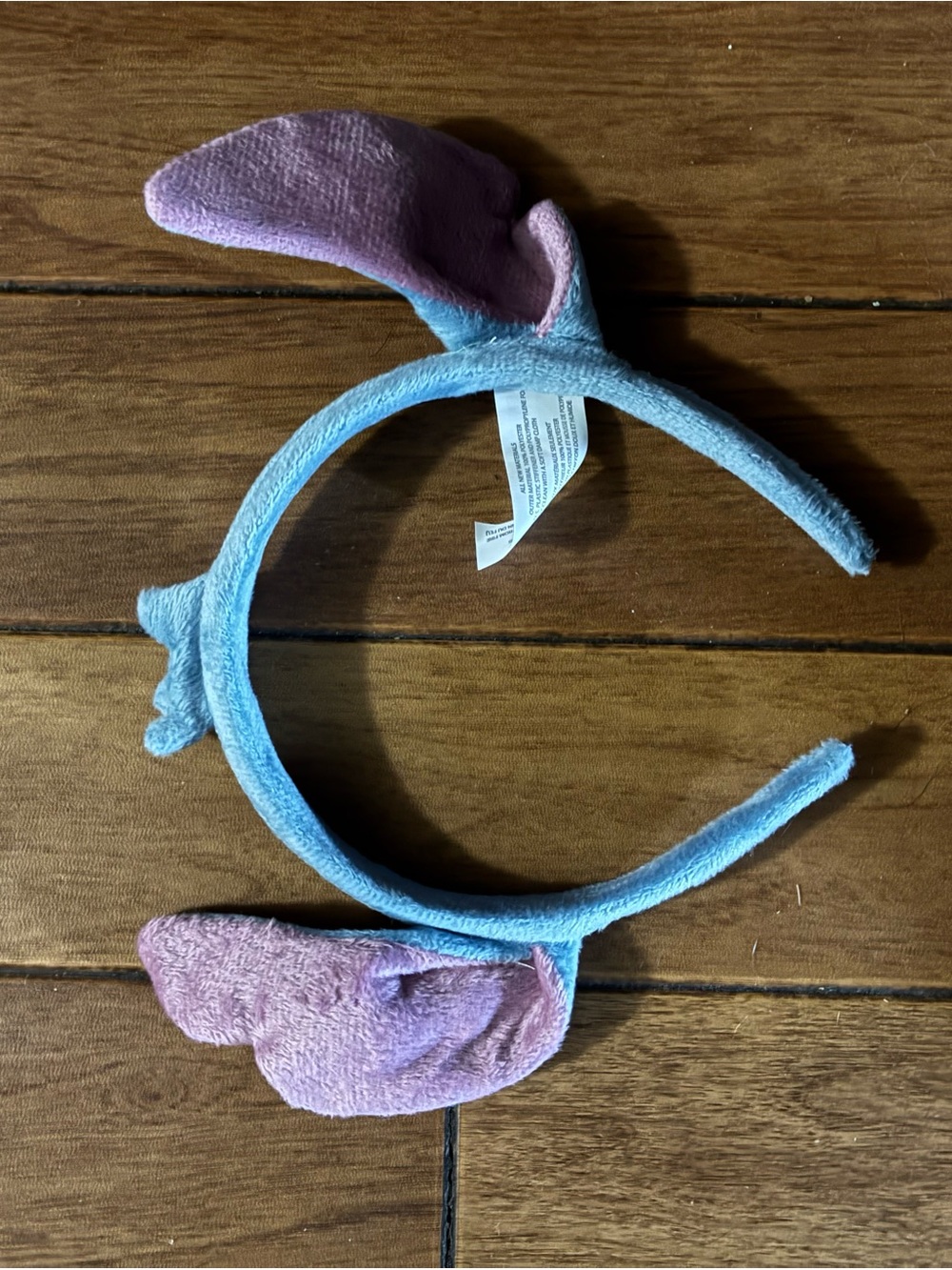 Stitch Disney Blue and Lavender Plush Ear Headband